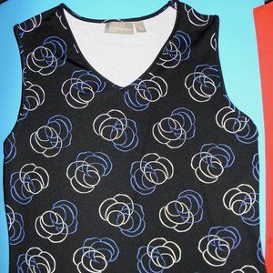 3 WOMENS SLEEVELESS SHIRTS SIZE MEDIUM TANK TOPS CUTE! 1- NEW W/ TAGS